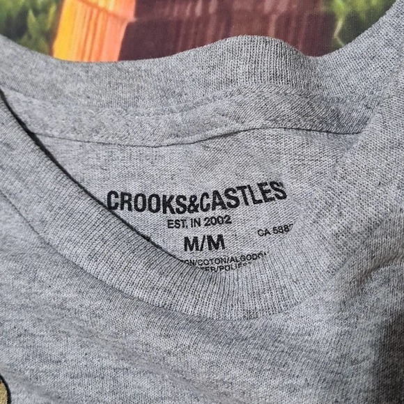 Crooks &‎ Castles Tee Shirt Medusa Snakes Medium NWT - Picture 4 of 6